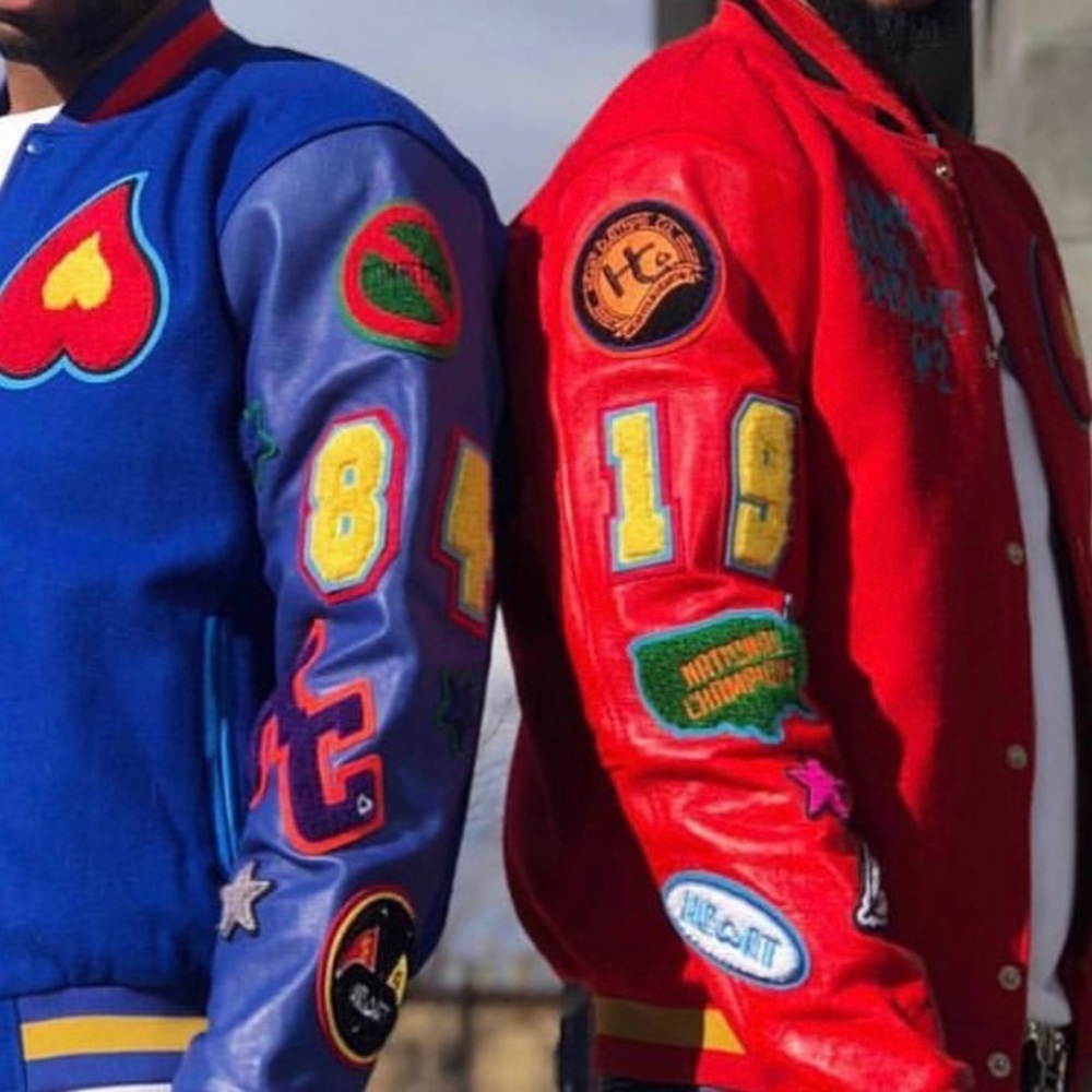 Nwot Wool/Leather Varsity Jacket - image 2